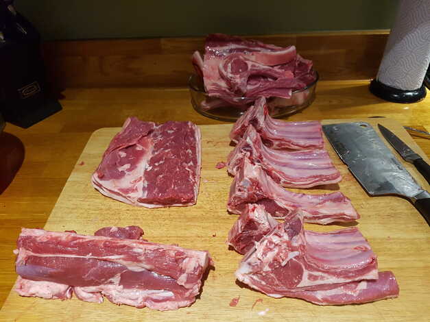Butchered Loin of Lamb