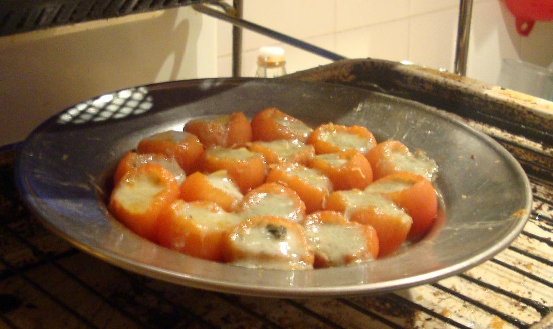 Tomato Bombers Under The Grill