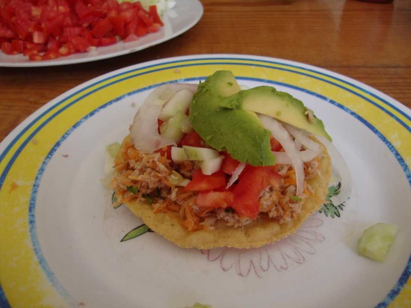 Ceviche On Tostada