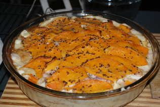 Butternut Squash and Mustard Gratin. After.