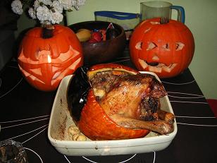 Sad Pumpkin In A Chicken In A Pumpkin