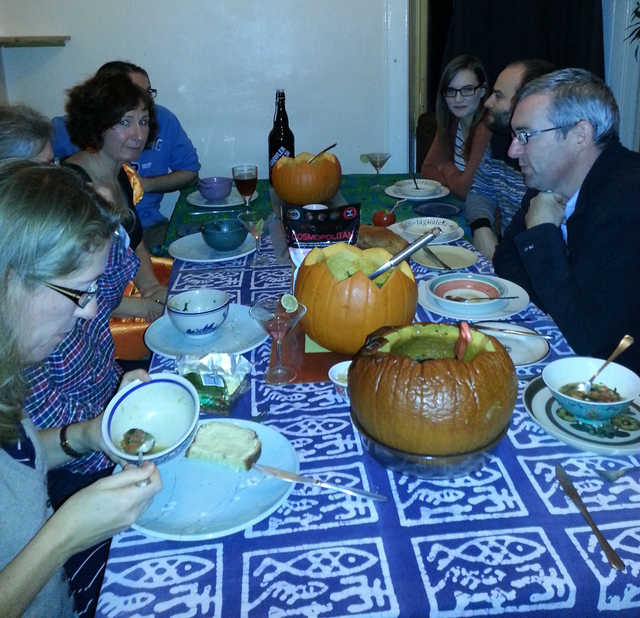 Pumpkin dinner.