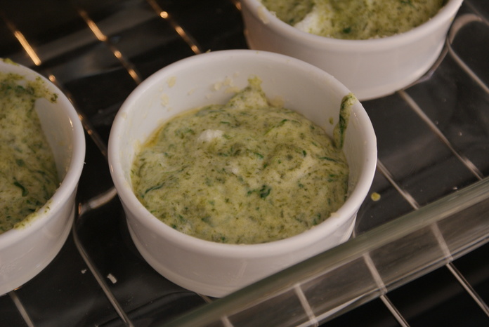 Raw Spinach Souffle