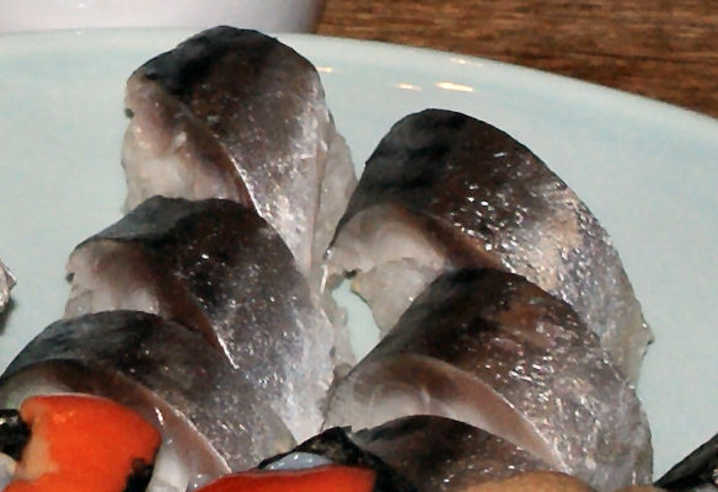 Pickled Mackerel Log Rolls