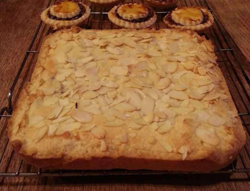 Almond Slices. Unsliced.