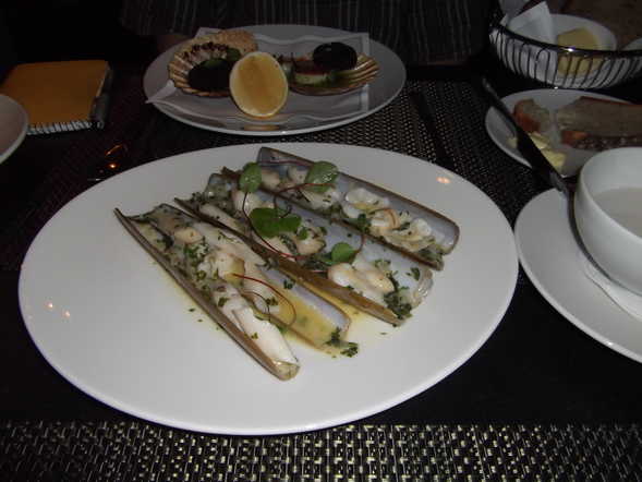 Razor Clams Mariniere