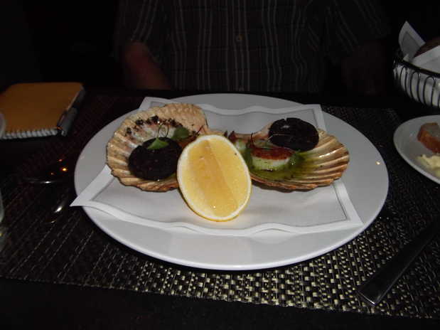 Scallops with Black Pudding